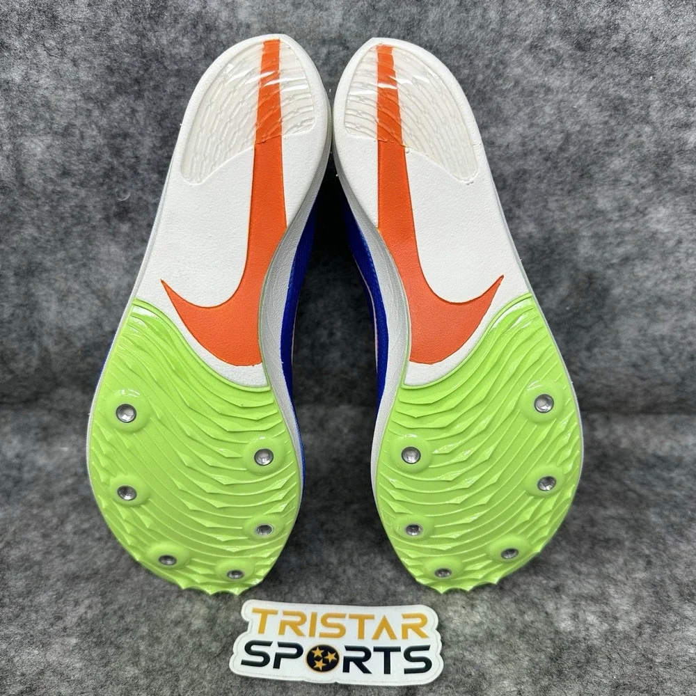 Nike ZoomX Dragonfly Track Shoes Mens Size 4 Racer Blue Spikes CV0400-400